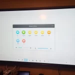 86" Boxlight 4K Interactive Display Touchscreen Input Menu