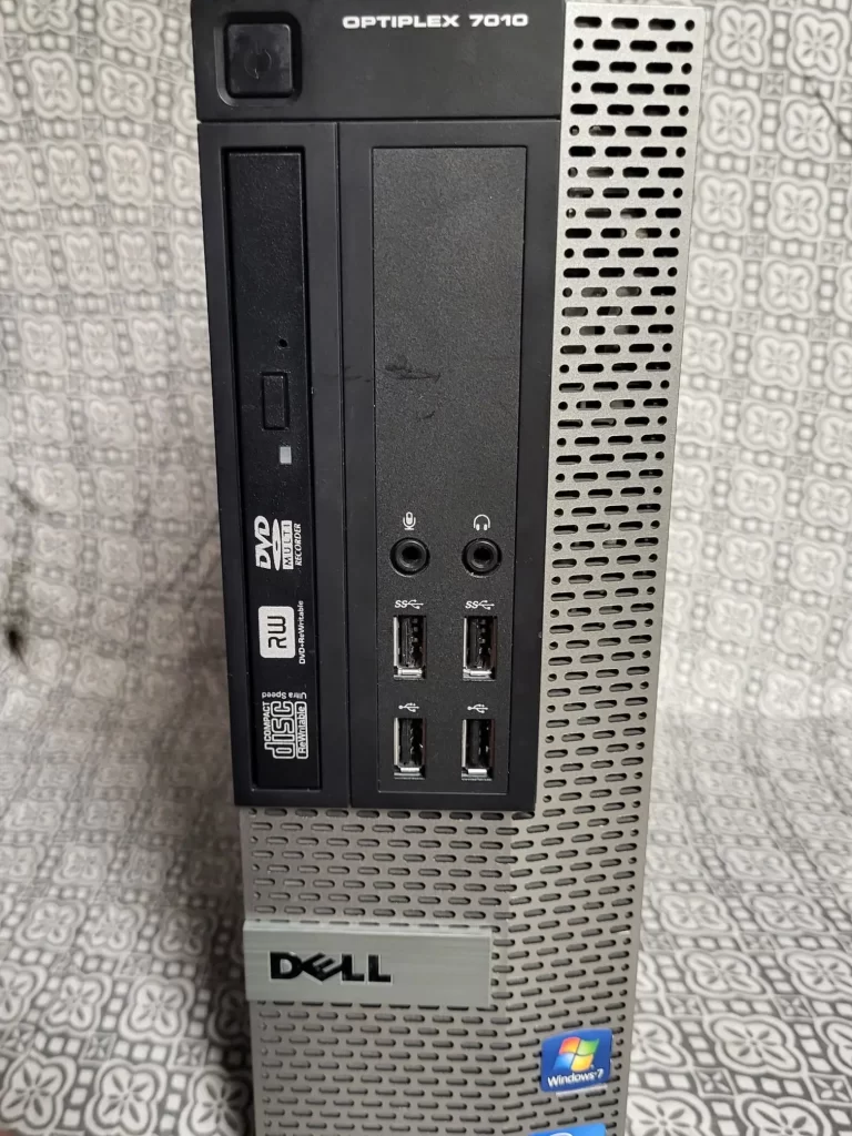 Dell Optiplex 7010 Small Form Factor Desktop Front View Dell Optiplex 7010 Small Form Factor Desktop Front View