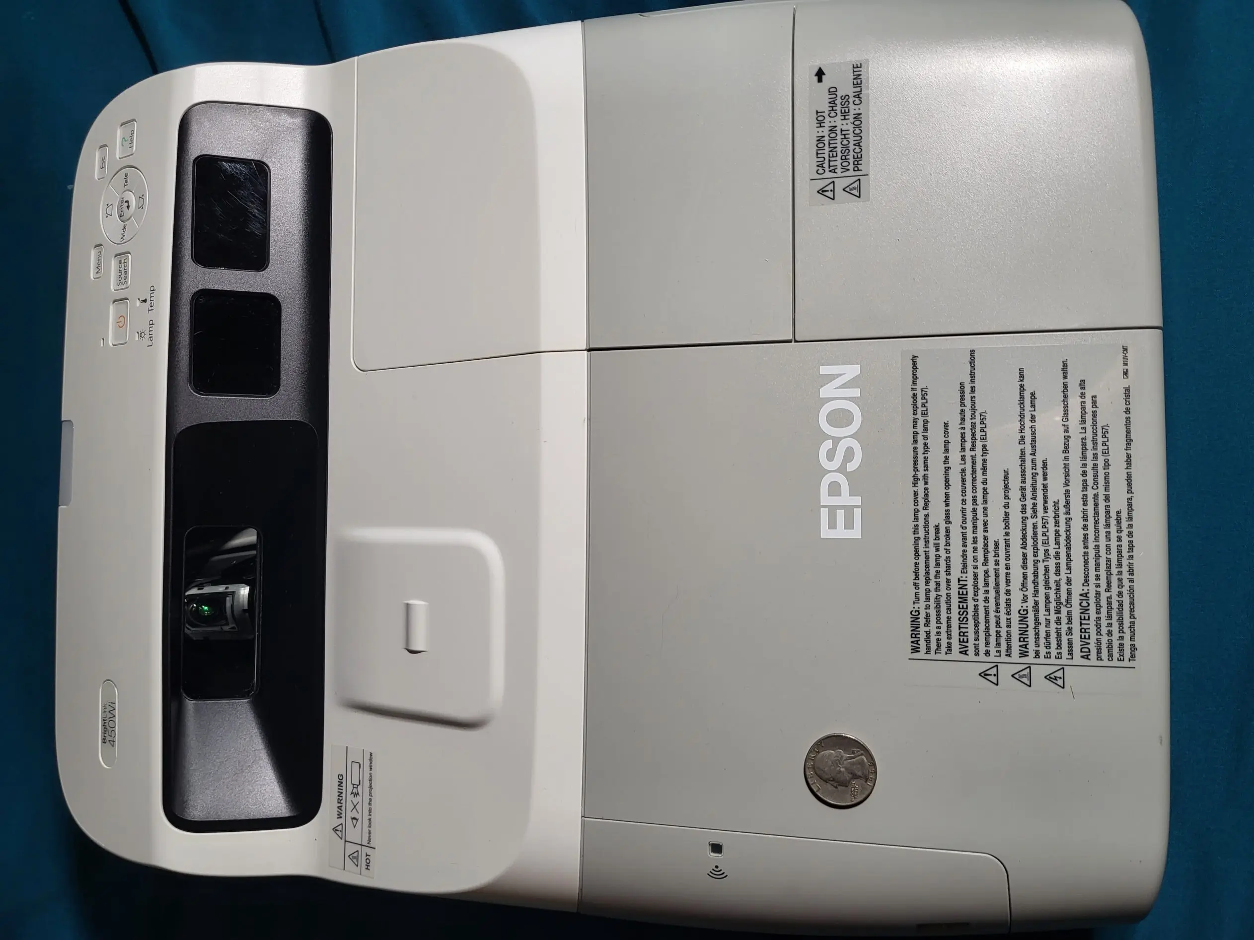 EPSON BrightLink 450Wi Projector Interactive Ultra-Short Throw
