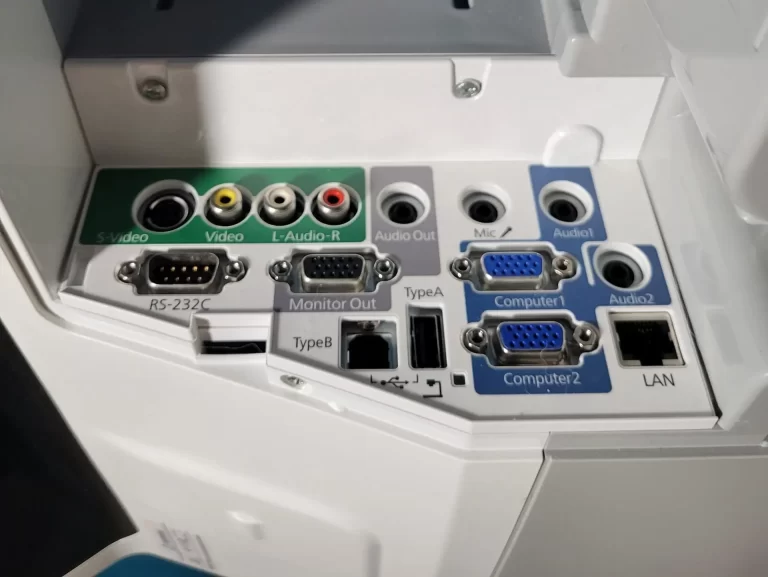 Epson BrightLink 450Wi Projector Cable Ports Epson BrightLink 450Wi Projector Cable Ports