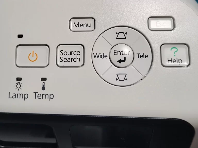 Epson BrightLink 450Wi Projector Menu Buttons Epson BrightLink 450Wi Projector Menu Buttons