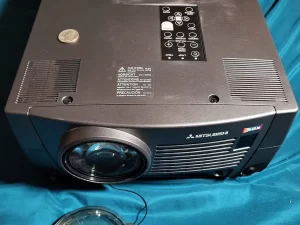 Mitsubishi X490U Projector Top View
