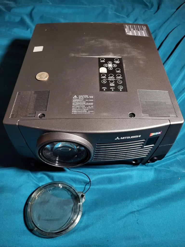 Mitsubishi X490U Projector Top View Mitsubishi X490U Projector Top View