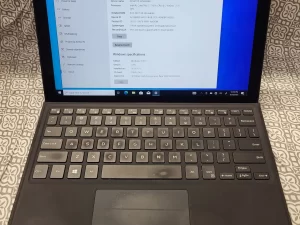 Dell Latitude 5285 Tablet 128GB SSD Open View with keyboard