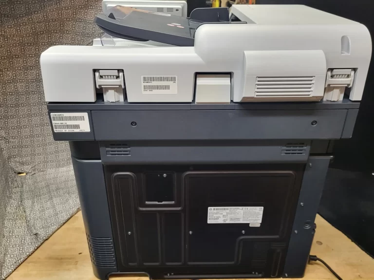 LaserJet 500 color MFP M575 Printer Back View LaserJet 500 color MFP M575 Printer Back View
