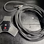 Polycom HDX 6000 Video Conferencing System Kit - Polycom HDX Table Top Microphone with cord Polycom HDX 6000 Video Conferencing System Kit - Polycom HDX Table Top Microphone with cord