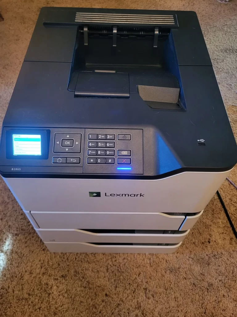 Lexmark B2865DW Monochrome Printer front view