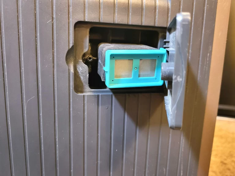 Bissell air400 air purifier particulate sensor view Bissell air400 air purifier particulate sensor