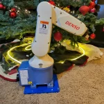 Denso Wave Robot VP-5243/G Robotic Arm full view Denso Wave Robot VP-5243/G Robotic Arm full view