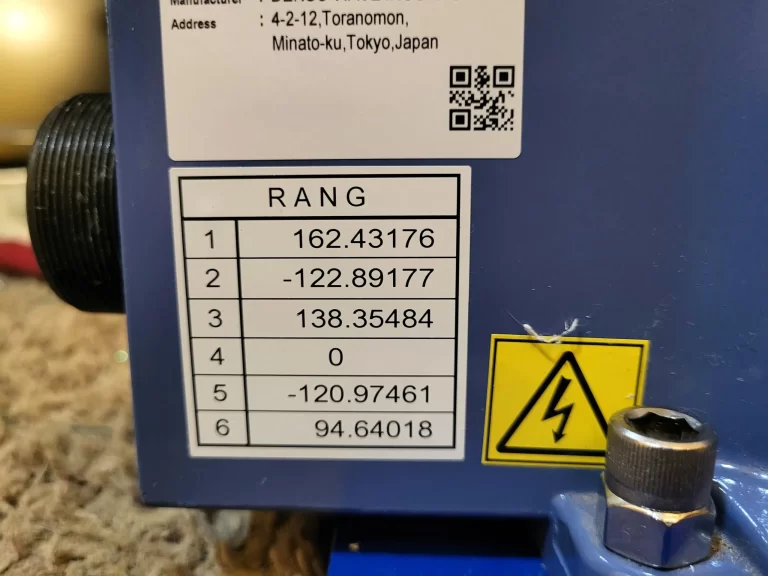 Denso Wave Robot VP-5243/G Robotic Arm Label Two Denso Wave Robot VP-5243/G Robotic Arm Label Two