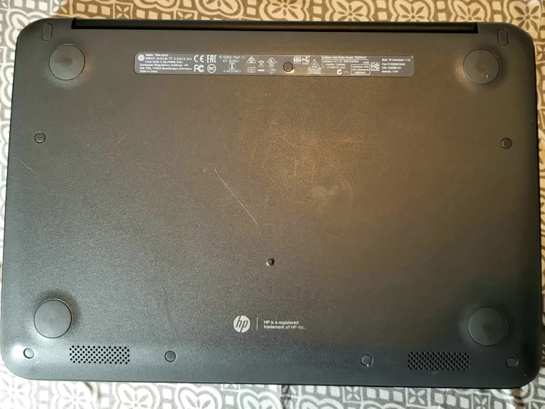 HP Chromebook 11 G4 EE bottom view grey HP Chromebook 11 G4 EE bottom view grey