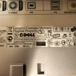 Dell 2007FPb 20-inch LCD Monitor label Dell 2007FPb 20-inch LCD Monitor label