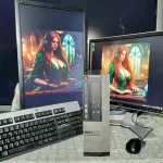 Dell Dual Monitor Computer Set letalia full view vertical Dell Dual Monitor Computer Set letalia full view vertical
