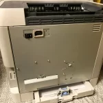 HP Color LaserJet 2600n Printer back view HP Color LaserJet 2600n Printer back view