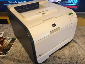 HP LaserJet Pro 400 Color M451dn Printer full view