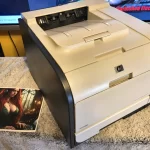 HP Color LaserJet CP2025 Printer full view HP Color LaserJet CP2025 Printer full view