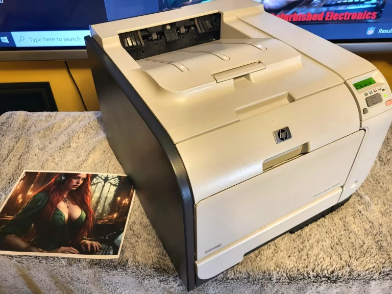 HP Color LaserJet CP2025 Printer full view HP Color LaserJet CP2025 Printer full view