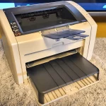 HP LaserJet 1022 Printer full view HP LaserJet 1022 Printer full view