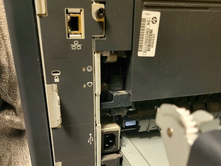 HP LaserJet Enterprise 600 Printer M601 ports HP LaserJet Enterprise 600 Printer M601 ports