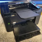 HP LaserJet Pro P1606dn Printer full view