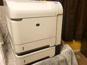 HP LaserJet p4014n Printer full view