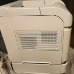 HP LaserJet p4014n Printer side view one HP LaserJet p4014n Printer side view one