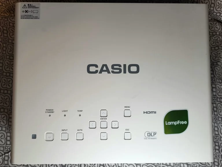 Casio Lampfree XJ-M256 Signature Series WXGA 3000lm Multimedia Projector Top View
