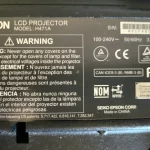 Epson H471A PowerLite 1945w WXGA 3LCD Projector Label Epson H471A PowerLite 1945w WXGA 3LCD Projector Label
