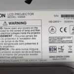 Epson PowerLite 470 Projector Label Epson PowerLite 470 Projector Label