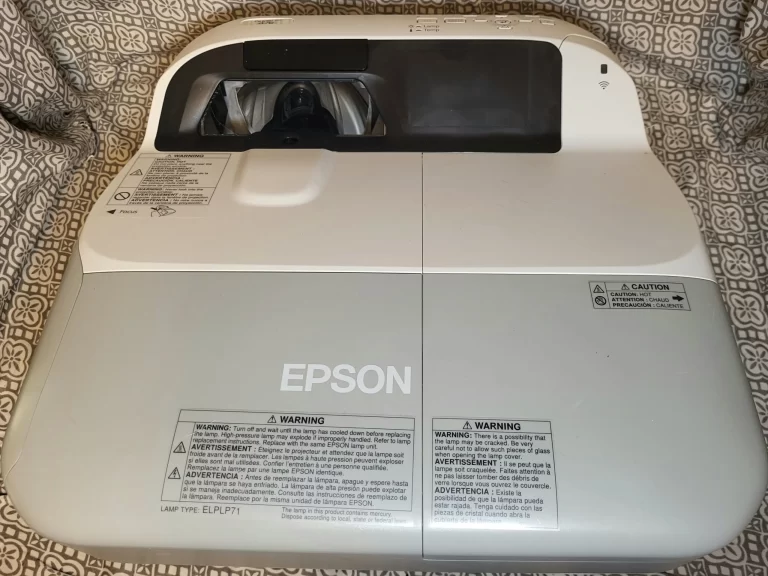 Epson PowerLite 470 Projector Top View Epson PowerLite 470 Projector Top View