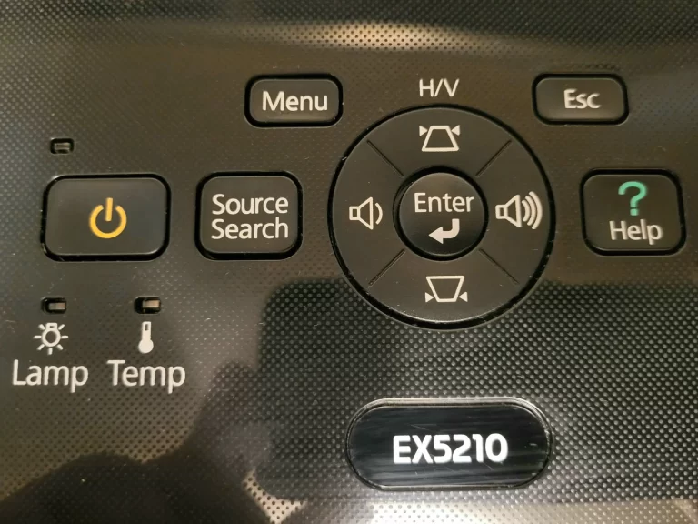 Epson EX5210 Projector Menu Epson EX5210 Projector Menu