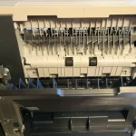 HP LaserJet P4015n Printer open tray view HP LaserJet P4015n Printer open tray view