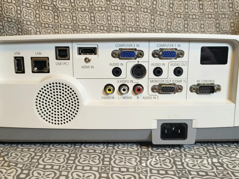 NEC P350W Projector Ports NEC P350W Projector Ports