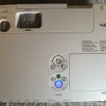 NEC P350W Projector Top View NEC P350W Projector Top View
