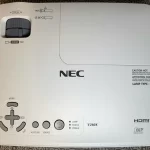 NEC V260X Projector Top View