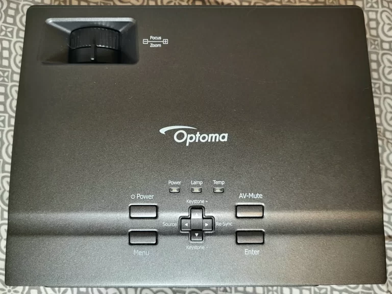Optoma EP7155 Projector Top View Optoma EP7155 Projector Top View