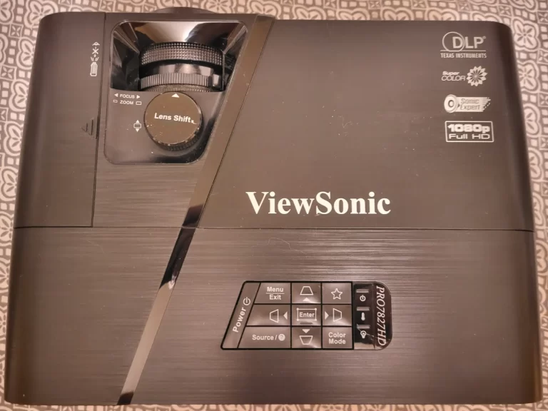 ViewSonic LightStream Pro7827HD Projector Top View ViewSonic LightStream Pro7827HD Projector Top View
